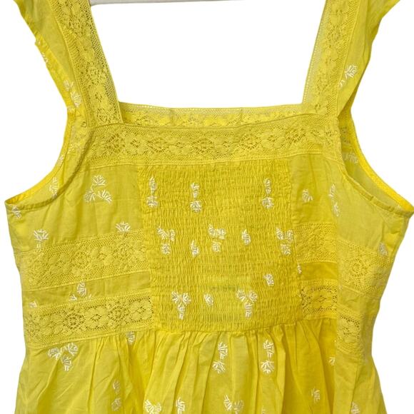 NWT Free People Beautiful Fleurs Lace Sleeve Blouse - Picture 7 of 14